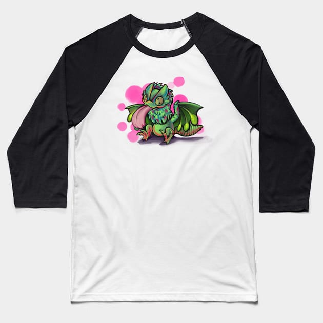 Pukei-Pukei Baseball T-Shirt by inkscrutable